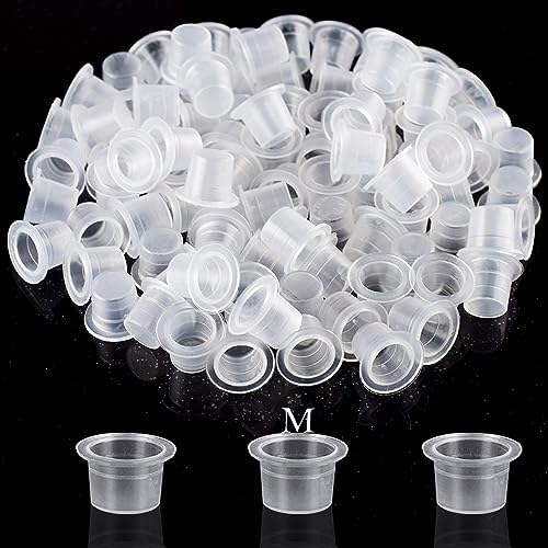 Urknall 1000pcs Medium Size Ink Caps Tattoo Ink Cups for Ink Holder Tattoo Caps for Tattoo Ink