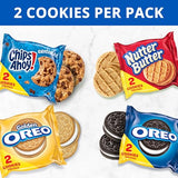 OREO, CHIPS AHOY!, Nutter Butter, SOUR PATCH KIDS & SWEDISH FISH Cookies & Candy Variety Pack, School Lunch Box Snacks, 40 Snack Packs