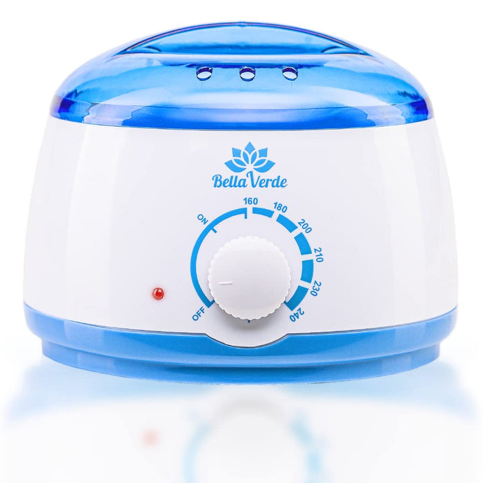 BELLA VERDE Wax Warmer For Women & Men - Digital Melting Wax Pot, Melts Beans, Beads, Canned, & Hard Wax - Non-Stick Coating - Easy, Fast, Painless Hair Removal - Non-Cruelty, For All Skin Types