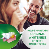 Polident Overnight Whitening Denture Cleanser Tablets - 84 Count (Pack of 3)