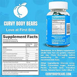 Curvy Body Bears Bum Gummies - Workout Aid - Women’s Support Supplement - Essential Herbs and Vitamins, Multivitamins, Fenugreek, Ginseng - Berry Flavored - 60 Gummies