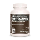 Remedy's nutrition Rehmannia Root Extract Powder 1,000 mg, 60 Capsules | Bone Health, Hormonal Balance: | Non-GMO, Vegan, Gluten-Free, No Fillers or Additives Guaranteed