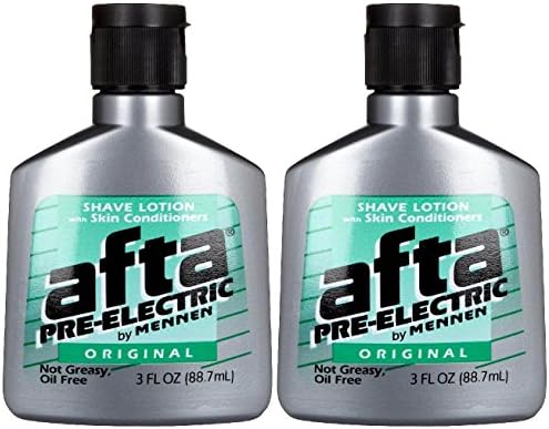 Mennen Afta Pre-Electric Shave Lotion, 3 Ounce (Pack of 2)
