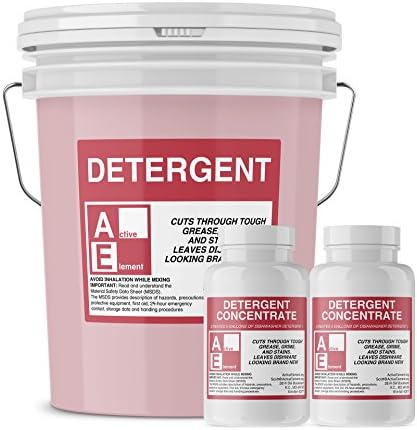 Commercial Dishwasher Detergent - Makes One 5 Gallon Pail - Industrial Dish Detergent - For High and Low Temp Dishwasher Machine