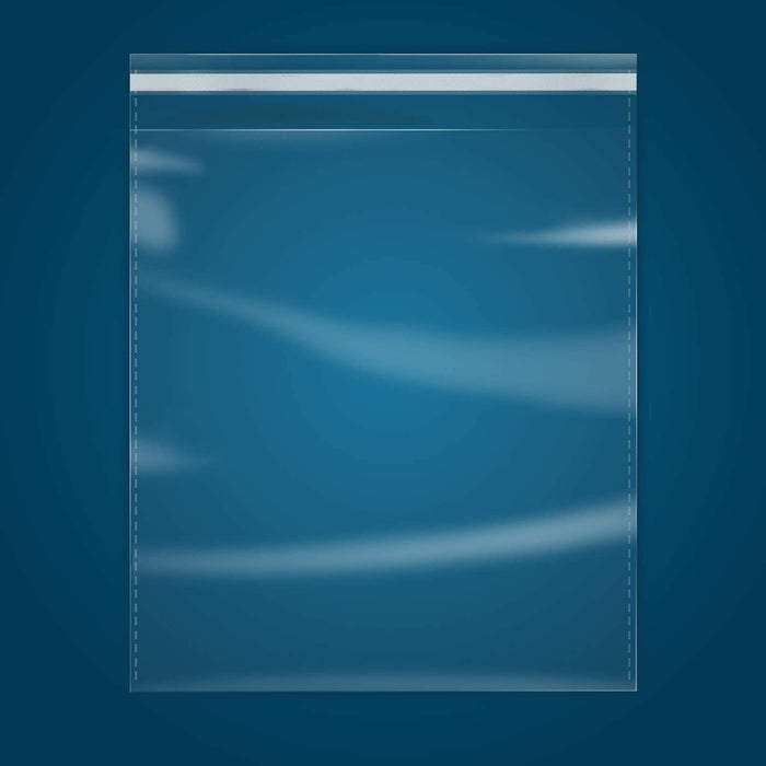 iMailer - 200 Count - 8" x 10" Self Sealing Cellophane Bags - Clear Cello Resealable Plastic Poly Bags for Art Prints, Packaging, Photo, Jewelry