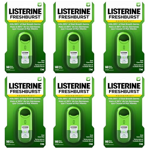 Listerine Total Care Zero Alcohol Anticavity Mouthwash, Bad Breath Treatment, Alcohol Free Mouthwash for Adults; Fresh Mint Flavor, 1 L, 2 Pack