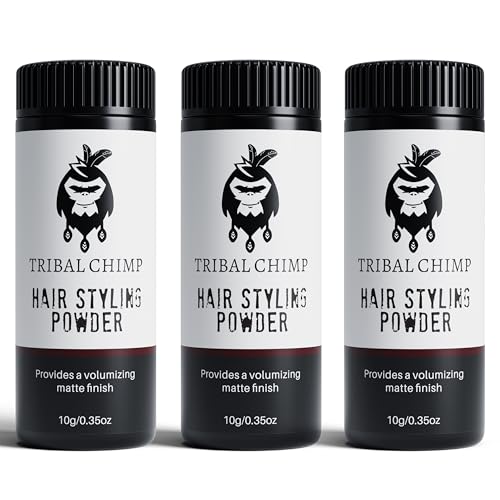Hair Styling Powder, All-day Invisible Hold Hair Volumizer and Texture Powder for Men and Women, Styling Powder with Matte Finish - 3-Piece Set, 10g