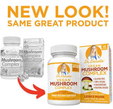 Best Organic Mushroom Complex - Immune Assist Support - Lion's Mane, Cordyceps and Reishi - Adaptogen Supplement - Wellness, Stress Relief, Memory & Cognitive Support, Dr. Danielle - 120 Veggie Caps