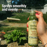 Herbal Armor DEET-Free Continuous Spray 3 oz. Travel Size Insect Repellent, Plant-Based and All Natural, Safe for Family and Pets, Mosquito and Bug Protection