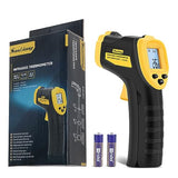 Sanliang Infrared Thermometer Laser Temperature Gun -58℉ to 1112℉ with Adjustable Emissivity & Max and Min Measure Laser Digital IR Thermometer Gun Temp IR Surface Tool Heat Temp Gun for Cooking.