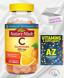 Nature Made Adult Gummies 200 CT Vitamin C Dietary Supplement +Better Guide Vitamins Supplements Cannot BE Sold Separately
