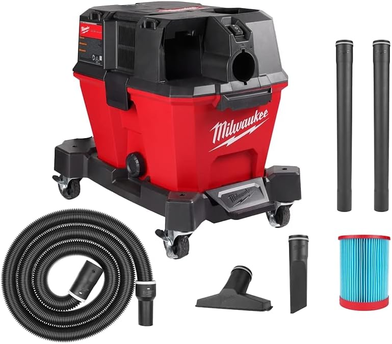 Milwaukee M18 Fuel 6 Gallon Wet/Dry Vacuum - No Charger, No Battery, Bare Tool Only