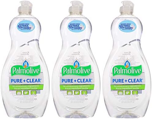 Palmolive Pure plus Clear Ultra Concentrated Dish Liquid, 20 Ounce, Pack of 3