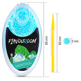 Flavouroom - Premium Menthol Balls Set of 100 | DIY Menthol Capsules Filter for Unforgettable Flavour Taste | Includes Box for Storing Aromatic Click Sleeves Balls