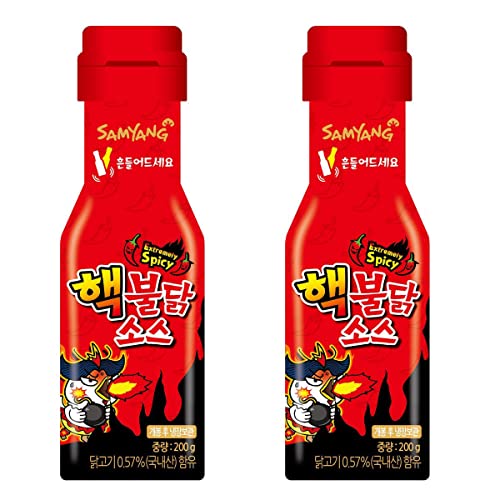 [Samyang] Extremely Spicy! HACK Bulldark Spicy Chicken Roasted Sauce 200g / Korean food/Korean sauce/Asian dishes/Fire Noodle Challenge (pack of 2)