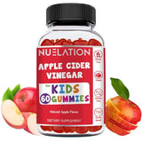 NUELATION Apple Cider Vinegar Gummies for Kids, 60 Servings. Gluten Free, Vegan and Gelatin Free ACV Gummies