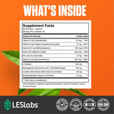 LES Labs Thyroid Support – Metabolic Health, Thyroid Hormone Production, Energy & Focus – Iodine, L-Tyrosine, Ashwagandha, Selenium & Turmeric – Non-GMO Supplement – 60 Capsules