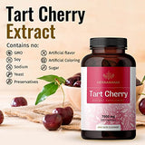 HERBAMAMA Tart Cherry Extract Capsules - Tart Cherry Extract Supplement -Nutritional Tart Cherry Capsules - Non-GMO 7000 mg, 250 Caps