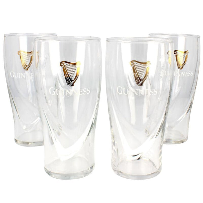 Guinness Draught 20oz Pint Glass (Pack of 4)