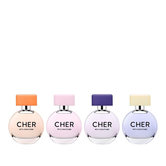 CHER Decades Perfume Edp Collection Set Unisex 60's 70's 80's 90's