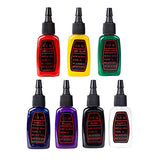 ONE TATTOO WORLD Premium Tattoo Ink Set | 7 Colors | 15ml Bottles