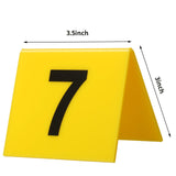 30 Pack Evidence Markers Crime Scene Markers Tents Evidence Number Cards Crime Scene Decorations Party Decorations for Kids Adults Detective Clue Game Halloween Props Decoration