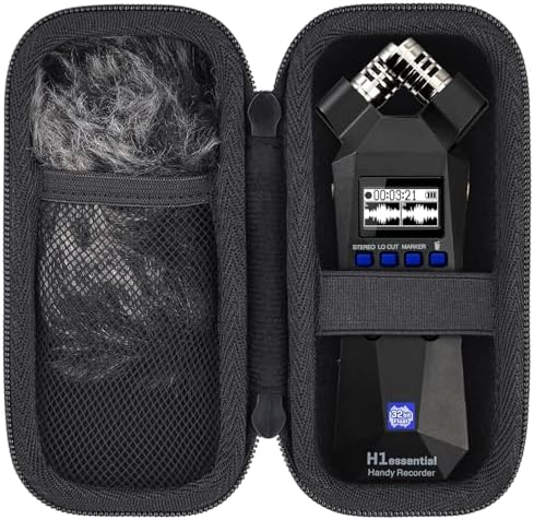 Hard Travel Case for Zoom H1essential Stereo Handy Recorder by Aenllosi(Case Only)