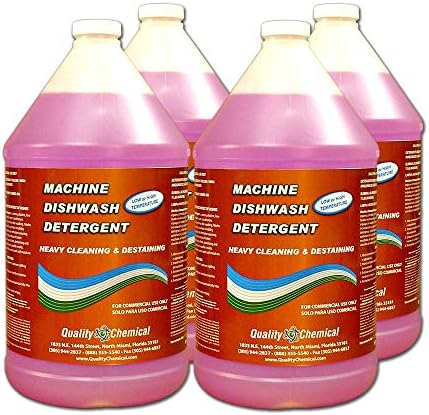 Commercial Industrial Grade Machine Dishwash Detergent - A premium grade detergent for low or high temp dishwash machines-4 gallon case