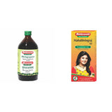 Baidyanath Bhringrajasava 450 Ml Syrup & Mahabhringraj Tel 100 Ml