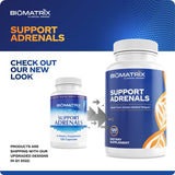 Adrenal Fatigue Supplement, Cortisol Manager, 5-MTHF, B Vitamins, Vitamin C, Adaptogens, Bioflavonoids, DHEA, Inositol, 30-60 Day Supply | 120 Veggie Caps