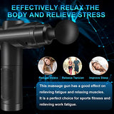 Zerolia Massage Gun Deep Tissue, Muscle Percussion Massager with 30 Speeds, Quiet Electric Handheld Massagers with LCD Touch Screen 10 Heads for Athletes Shoulder Body Back Neck Relaxation (#2)