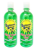 BAHAMA BALM 16oz Aloe Vera Gel After Sun Skin Care (2 Pack)