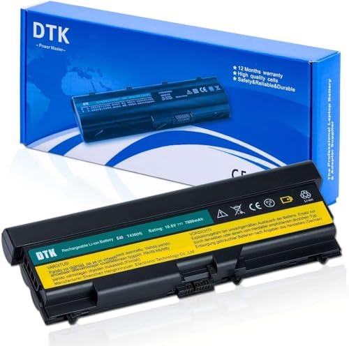 DTK 0A36303 Laptop Battery Replacement for Lenovo IBM Thinkpad Apply to W530 W530i L430 L530 T430 T430i T530 T530i Notebook (Extended 9 Cells 7800mah) OA36303