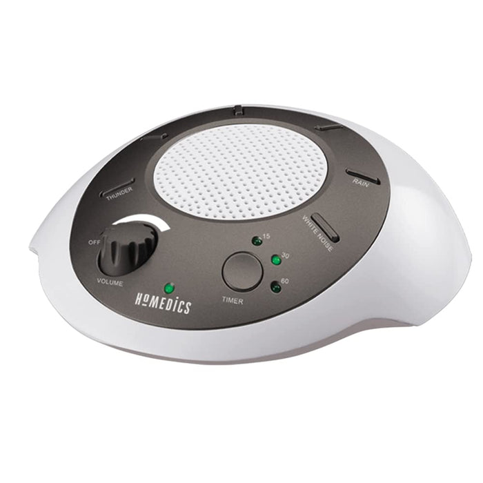 Homedics SoundSleep White Noise Sound Machine, Gold, Small Travel Sound Machine with 6 Relaxing Nature Sounds, Portable Sound Therapy for Home, Office, Nursery, Auto-Off Timer, by Homedics