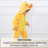 Baby Duck Costumes Unisex Toddler Outfit Halloween Dress Up Romper 18-24 Months