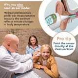 iProvèn Pro Series | Non-Touch Forehead Thermometer with Ear Function | FSA HSA Eligible | Superior Accuracy for Adults, Kids, Babies | Premium Digital Thermometer for Adults and All Ages