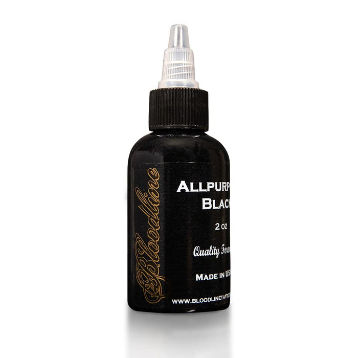 Bloodline Tattoo Ink All Purpose Black - 2 oz