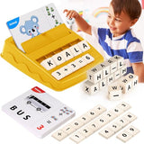 Educational Toys for Kids Ages 3-8, Matching Letter Spelling Game ABC Learning, Easter Children’s Day Halloween Xmas Birthday Party Gifts for 3 4 5 6 7 8 Year Olds Boys and Girls Yellow