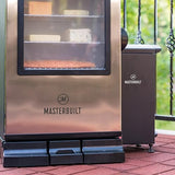 MASTERBUILT® Slow and Cold Smoker Accessory Attachment with Removable Ash Tray Vertical BBQ Smokers in Black, 10" x 10" x 18", Model MB20100112