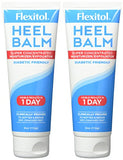 Flexitol Heel Balm 4 Oz Tube (Pack of 2), Rich Moisturizing & Exfoliating Foot Cream. Fast Relief of Rough, Dry & Cracked Skin on Heels/Feet. For Daily Use and Pedicures. Diabetic Safe and Effective