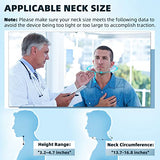 Cervical Neck Traction Device, Adjustable Cervical Traction Device with 3 Power Tractions and 8 Built-in Airbag Support, Neck Pain Relief and Relaxation