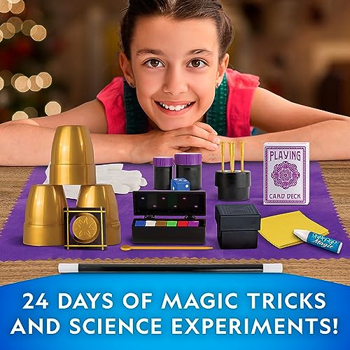 National Geographic Magic Advent Calendar 2024 - Kids Advent Calendar with 24 Magic Tricks & Science Experiments, Christmas Countdown Calendar, Christmas Toys, Advent Calendar Magic