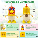 TOYMAKER La Granja de Zenon Bartolito Chicken Baby Toys Dancing Toddlers Toys，Music Kids Interactive Early Learning Educational Toys for 1 2 3 4 Year Old Boys Girls Birthday and Christmas