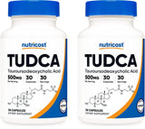 Nutricost Tudca 250mg, 60 Capsules (2 Bottles)