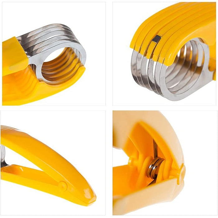 Guyuyii Banana Cutter Slicer - Quick, Safe, and Even Slices for Fruit Salads and Snacks - A Must-Have Kitchen Gadget for Kids, Adults, Elderly, and Healthy Eaters