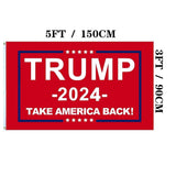 Jayus Women Donald Trump For President 2024 Flag 3x5 Outdoor Made in USA - 3Ply 200D Double Sided Take America Back (TAB) Trump 2024 Flags Banner with 2 Brass Grommets