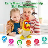 TOYMAKER La Granja de Zenon Bartolito Chicken Baby Toys Dancing Toddlers Toys，Music Kids Interactive Early Learning Educational Toys for 1 2 3 4 Year Old Boys Girls Birthday and Christmas