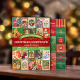 Advent Calendar 2024 Puzzles for Adults 1000 Pieces, PICKFORU Christmas Puzzle Countdown Calendar 24 Days, Xmas Jigsaw Puzzle