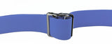 LAMBOX Vinyl Gait Belt-Easy Clean Walking Transfer Belt with Metal Buckle for Elderly Pediatric Caregiver Nurse Therapist (Blue, 60 inch)