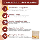 Lifeboost Longevity Mitocreamer - Best MCT Oil and Collagen Coffee Creamer Powder - The Double Your Energy Keto Coffee Creamer - Dairy Free, Gluten Free, Sugar Free